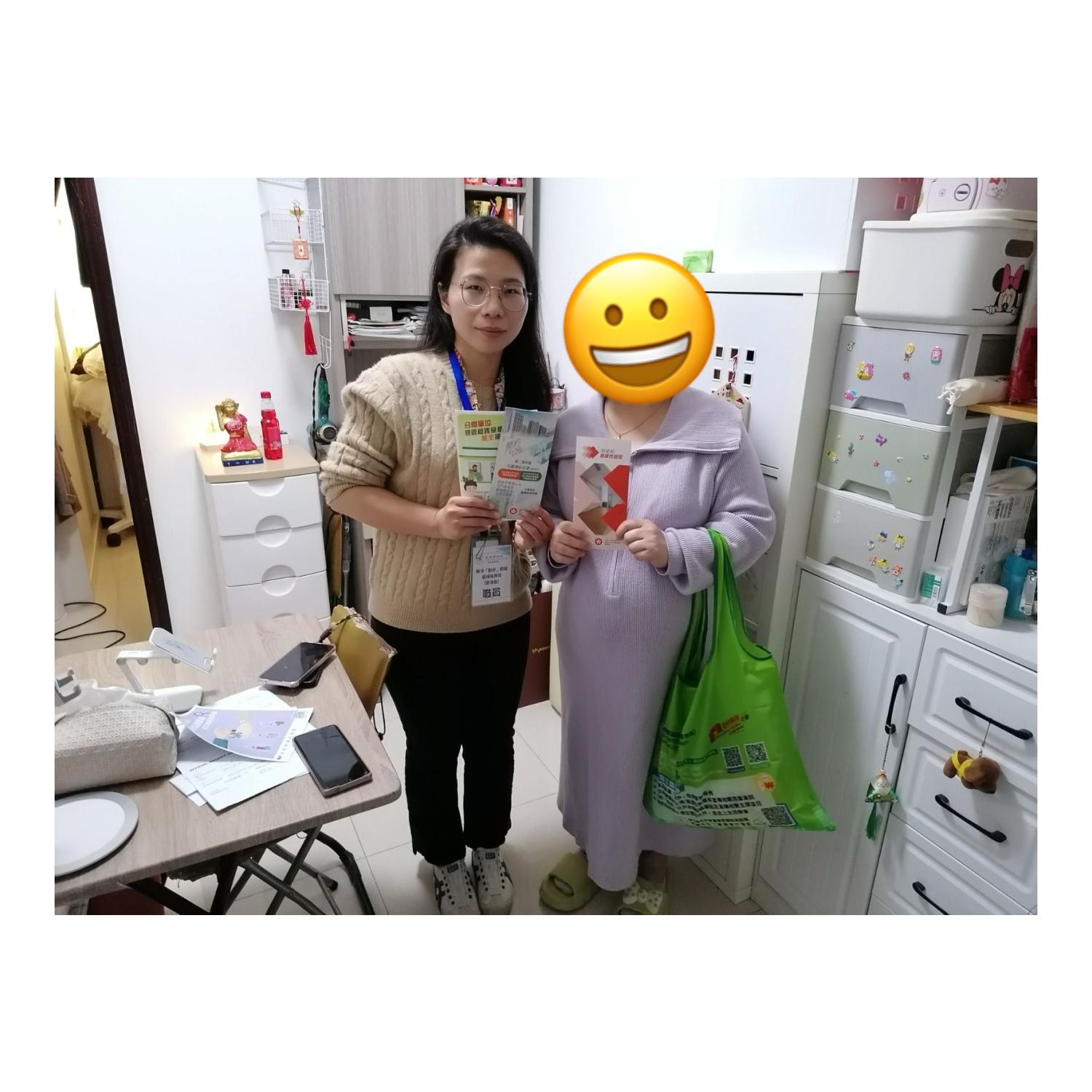 估價署、水務署及本隊共同探訪「劏房」戶(北角) 