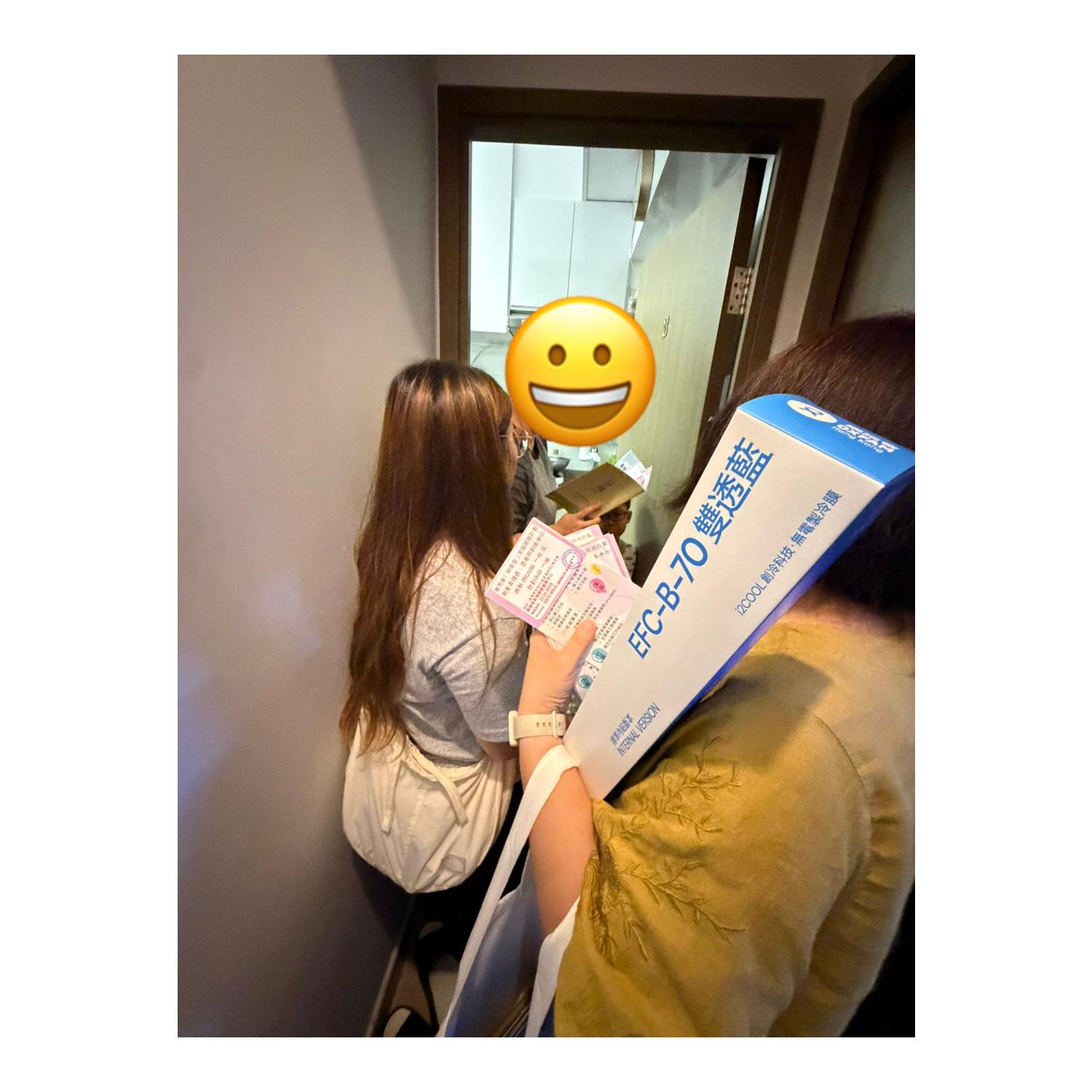 荃灣區「劏房」戶洗樓探訪 